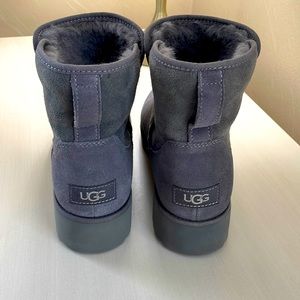 Ugg Kristin Wedge Bootie - Size 8.5 - Grey